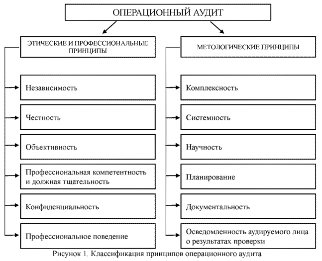 Классификация принципов операционного аудита